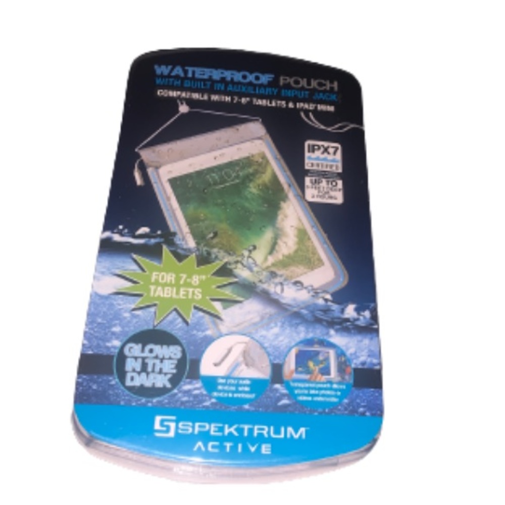💛 NEW Spektrum Active Waterproof Pouch / 7” - 8” Tablet / IPad Mini